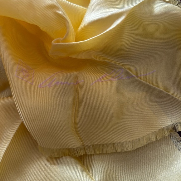 Colorful Polka Dot and Striped Scarves lot of 4 silk vintage scarfs - Picture 5 of 8